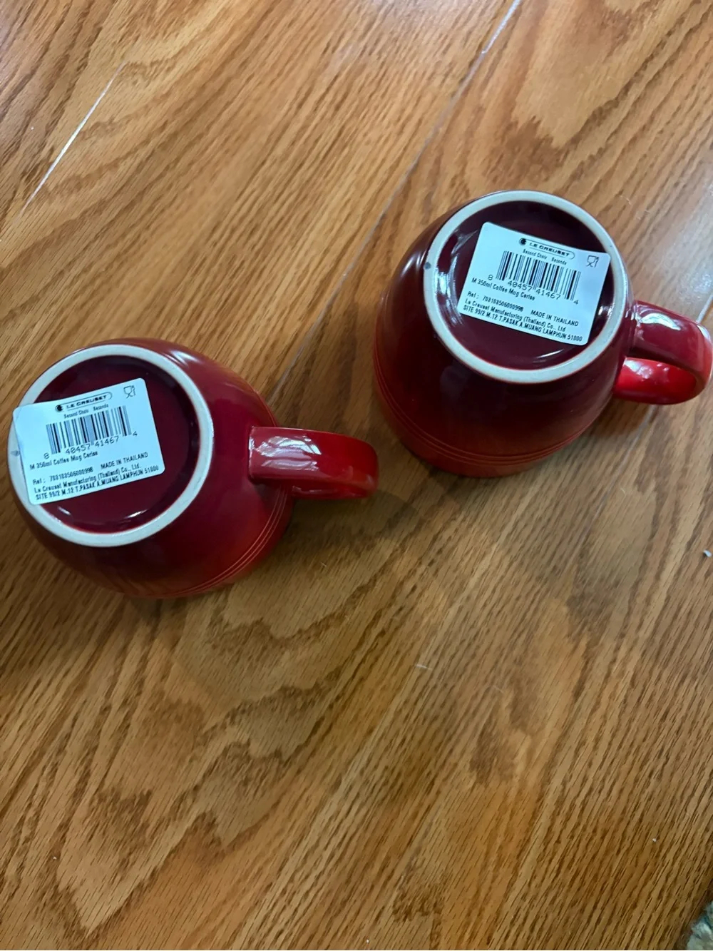 Le Creuset 350 ML Cerise Coffee Mugs - Set of 2